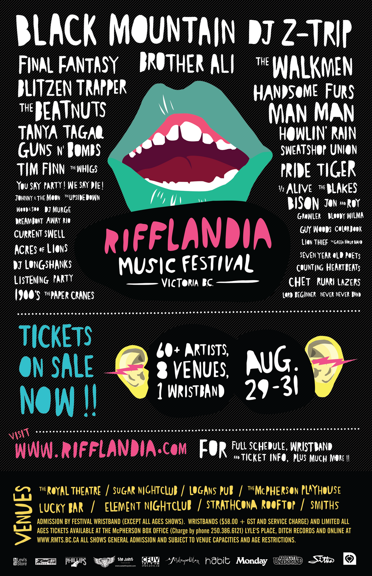 2008 Lineup Poster