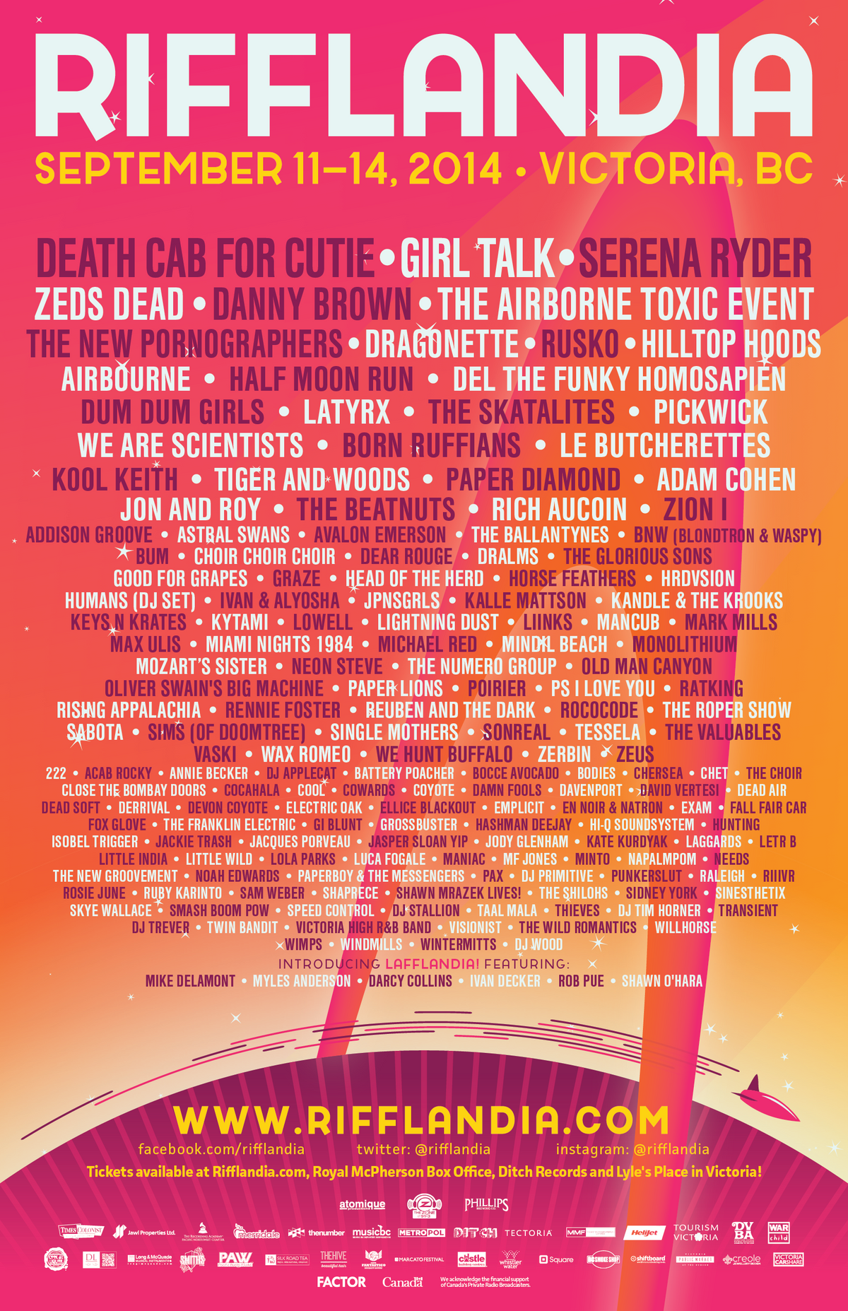 2014 Lineup Poster