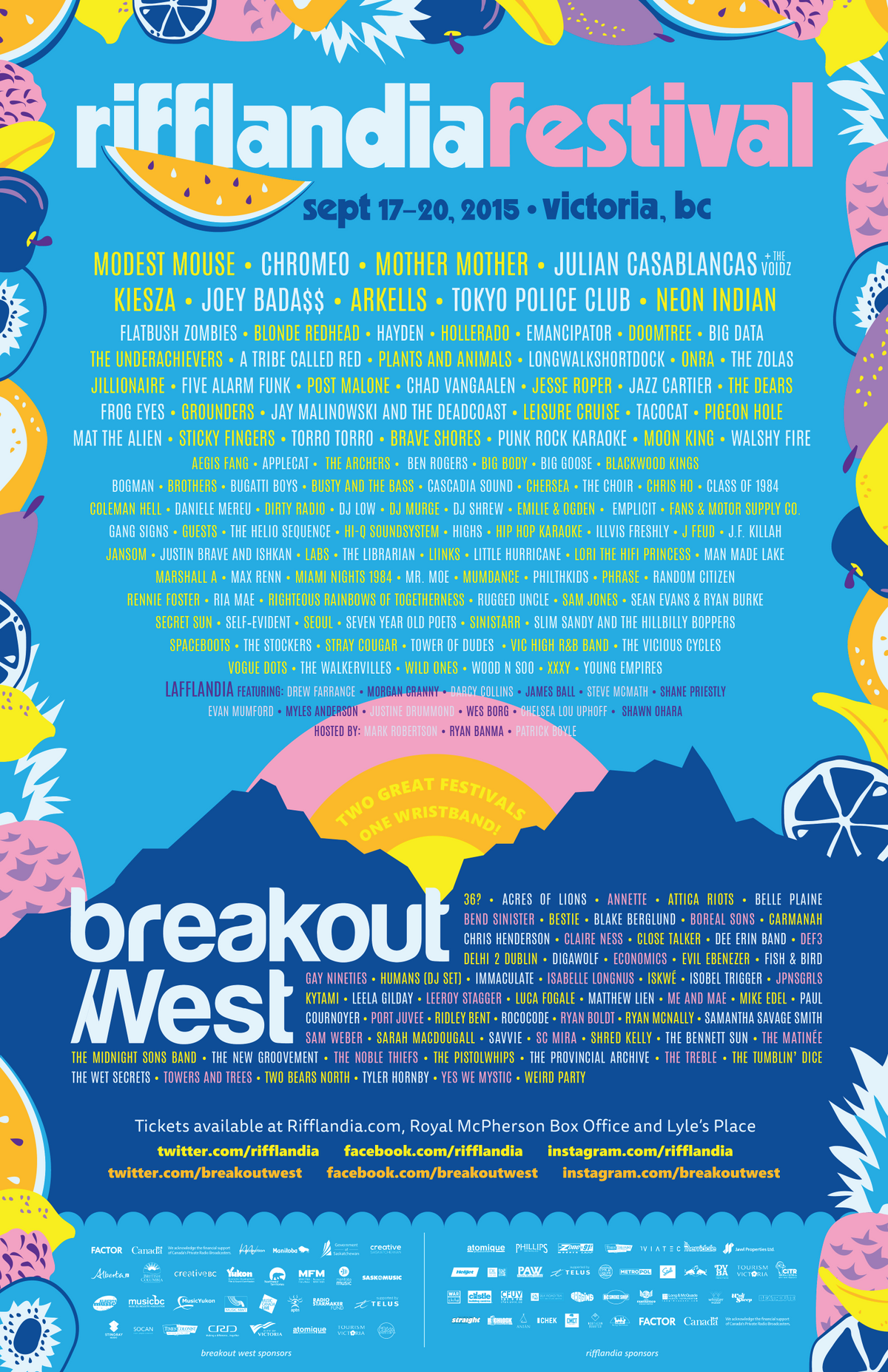 2015 Lineup Poster