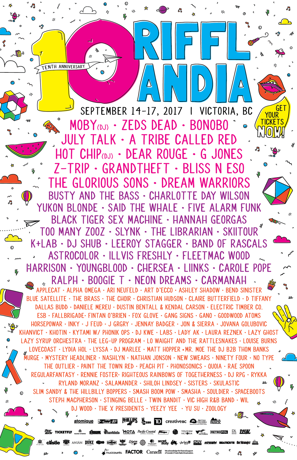 2017 Lineup Poster